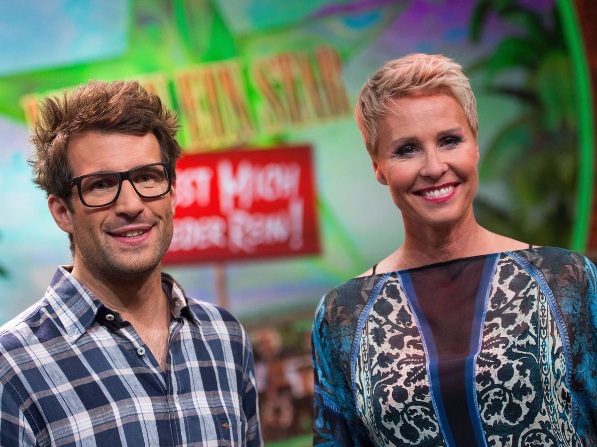 Im Januar 2023 flimmert das RTL-„Dschungelcamp“ wieder über die Bildschirme. Das Foto zeigt Sonja Zietlow und Daniel Hartwich.