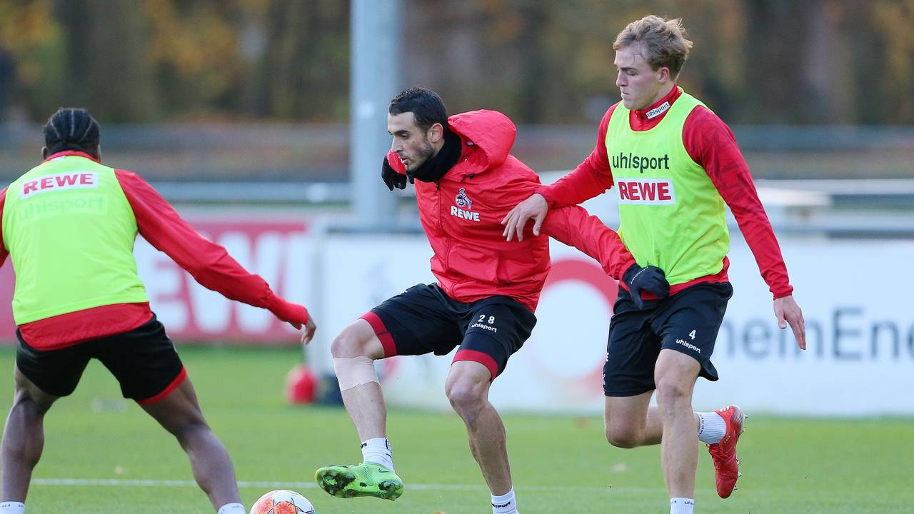 Ellyes Skhiri im Training des 1. FC Köln