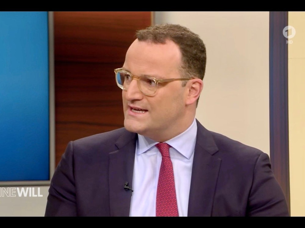 Der geschäftsführende Bundesgesundheitsminister Jens Spahn (CDU) räumt bei „Anne Will“ am 28. November Fehler ein.