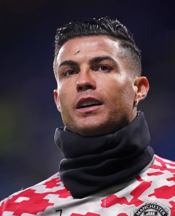 Cristiano Ronaldo beim Aufwärmen