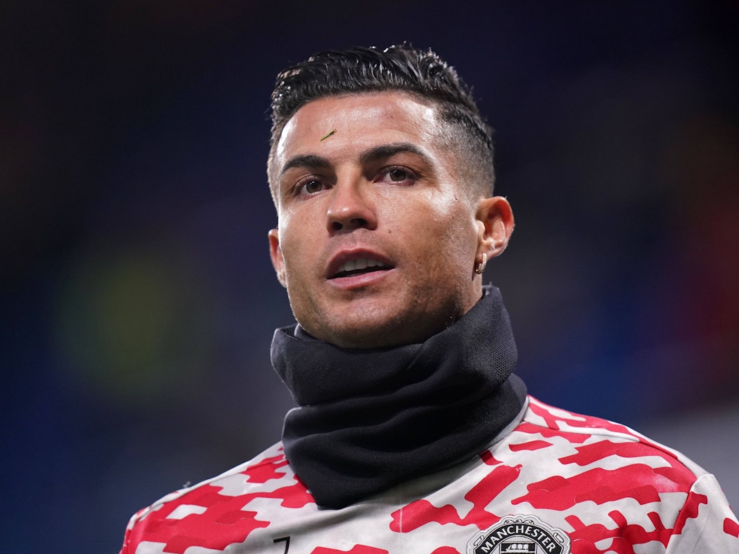 Cristiano Ronaldo beim Aufwärmen