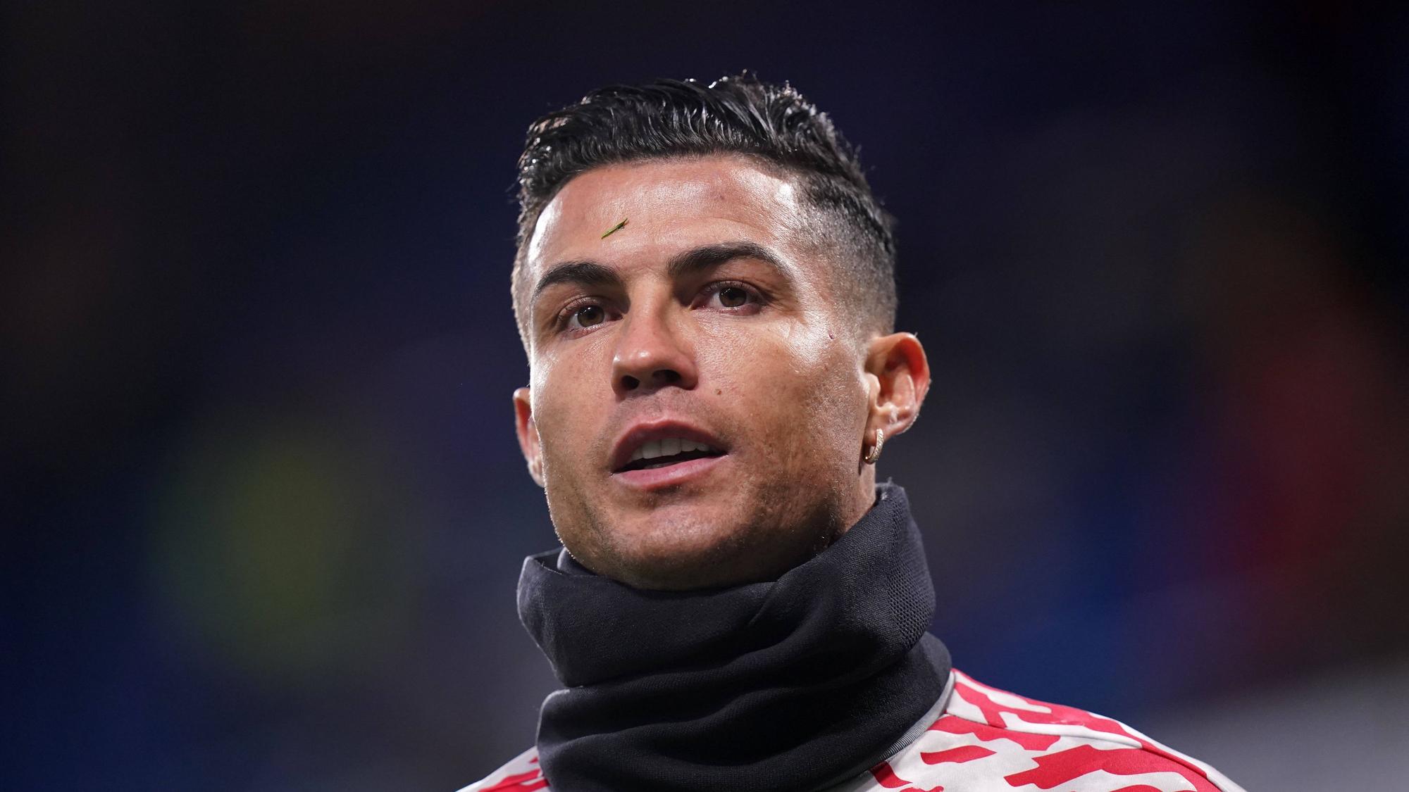 Cristiano Ronaldo beim Aufwärmen
