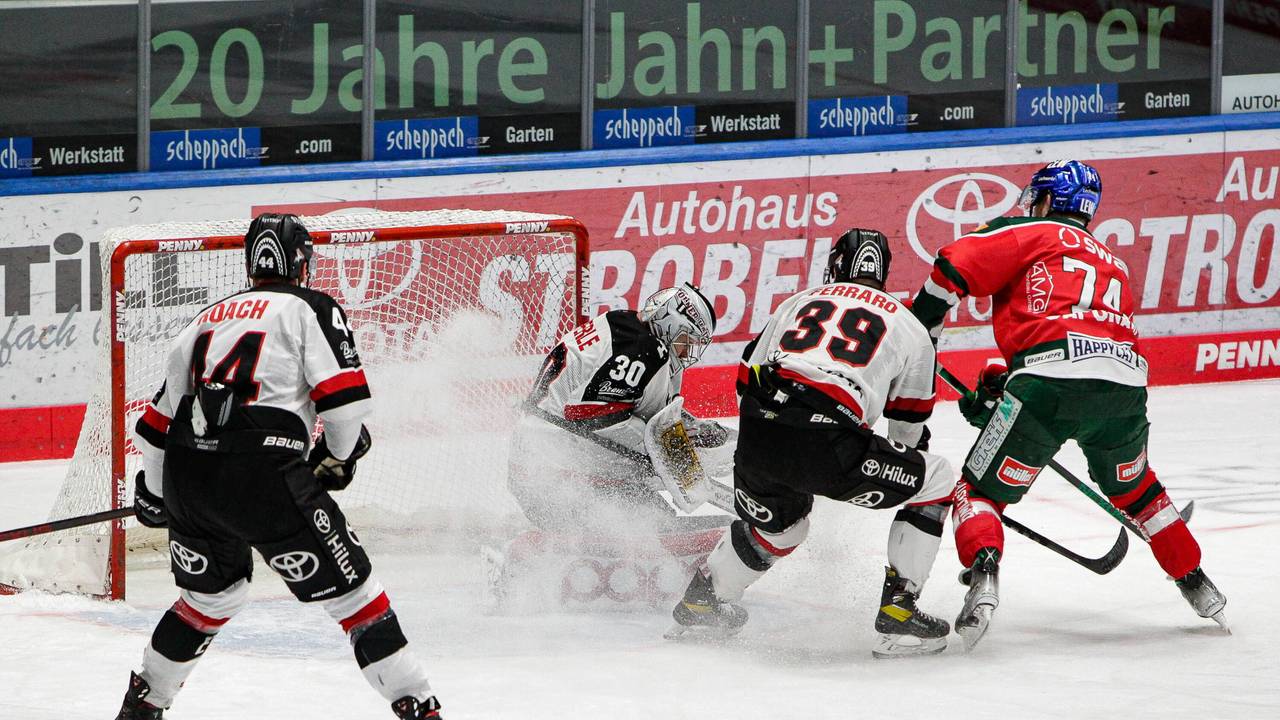 DEL: Augsburger Panther gegen Kölner Haie.