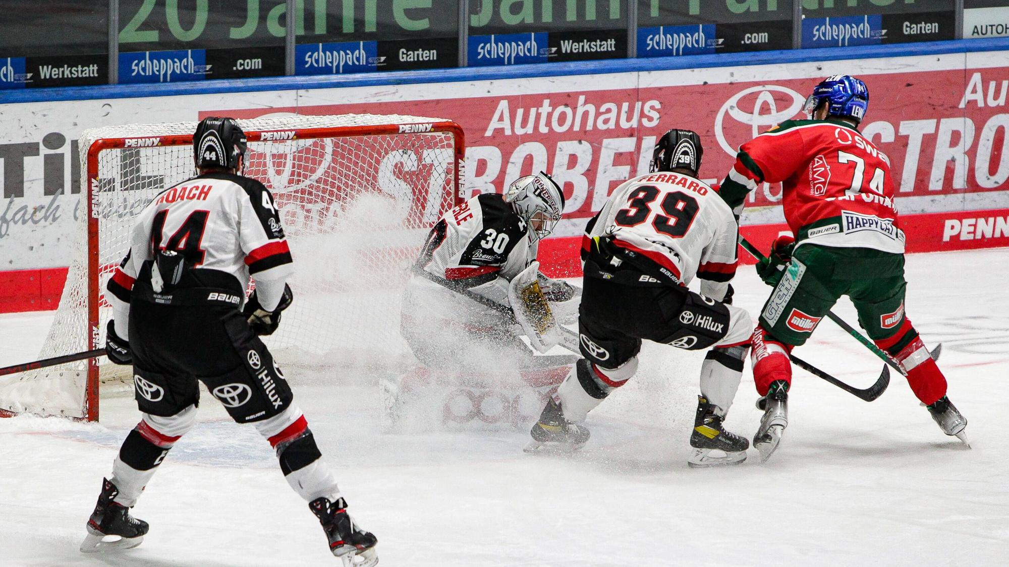 DEL: Augsburger Panther gegen Kölner Haie.
