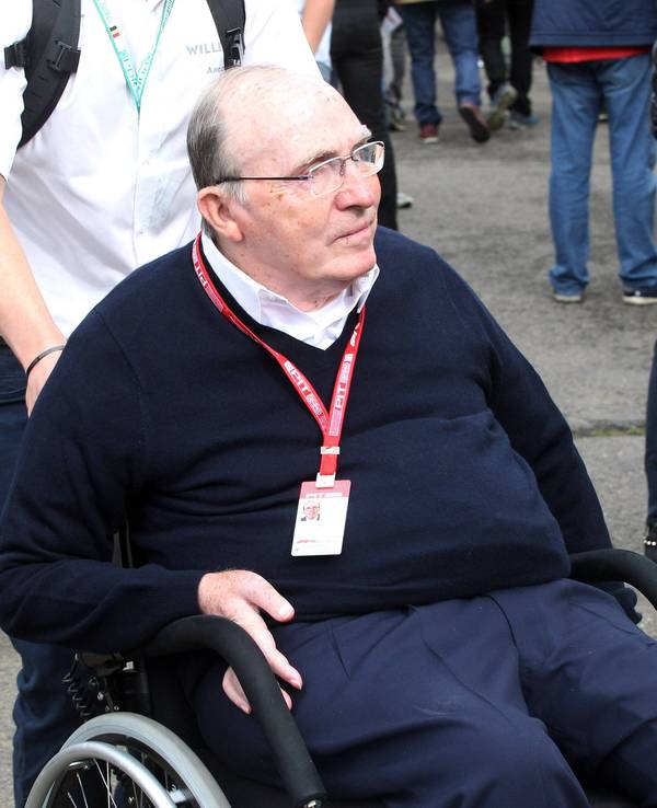 Frank Williams beim Formel-1-Rennen ins Spa