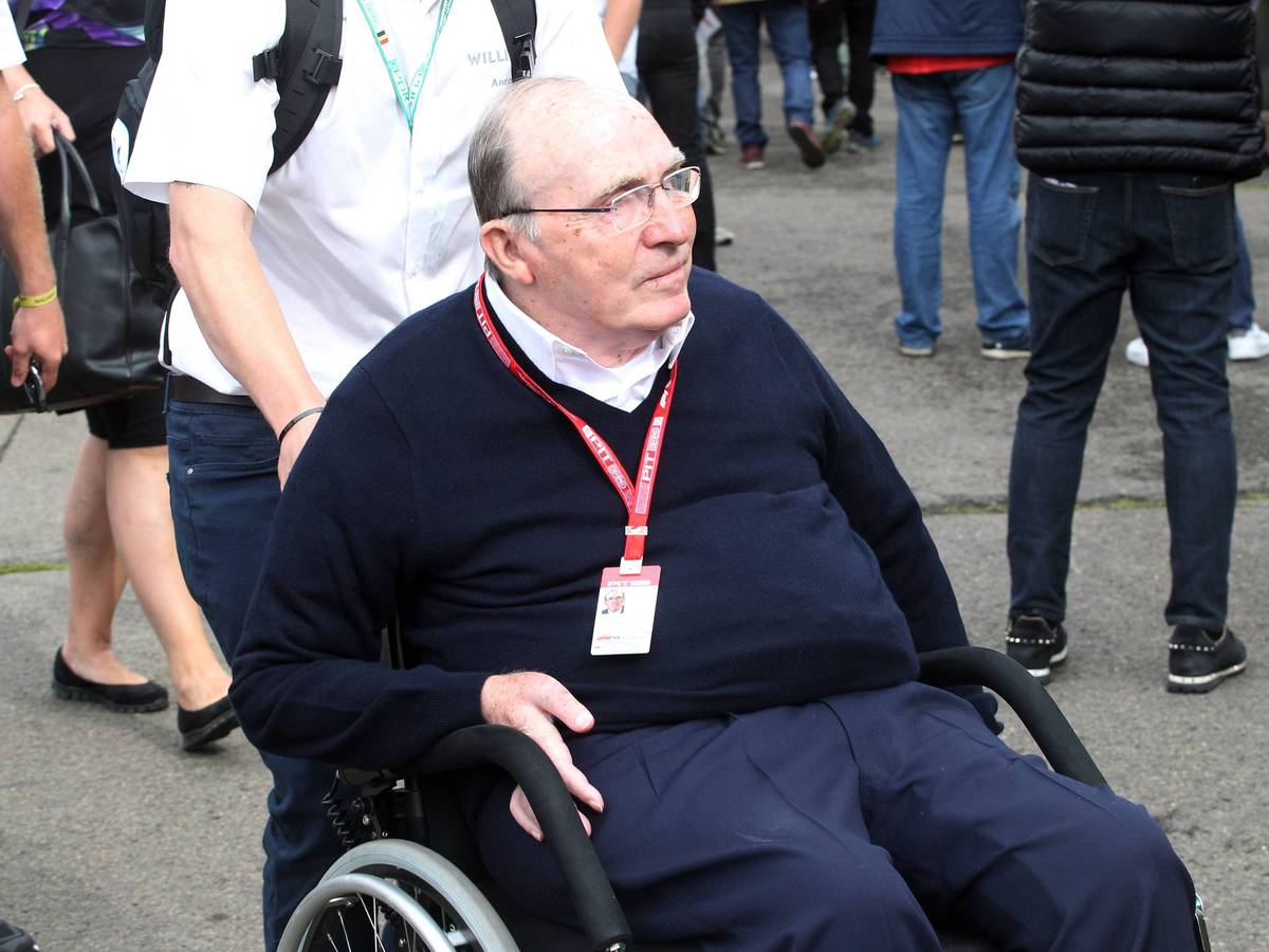 Frank Williams beim Formel-1-Rennen ins Spa