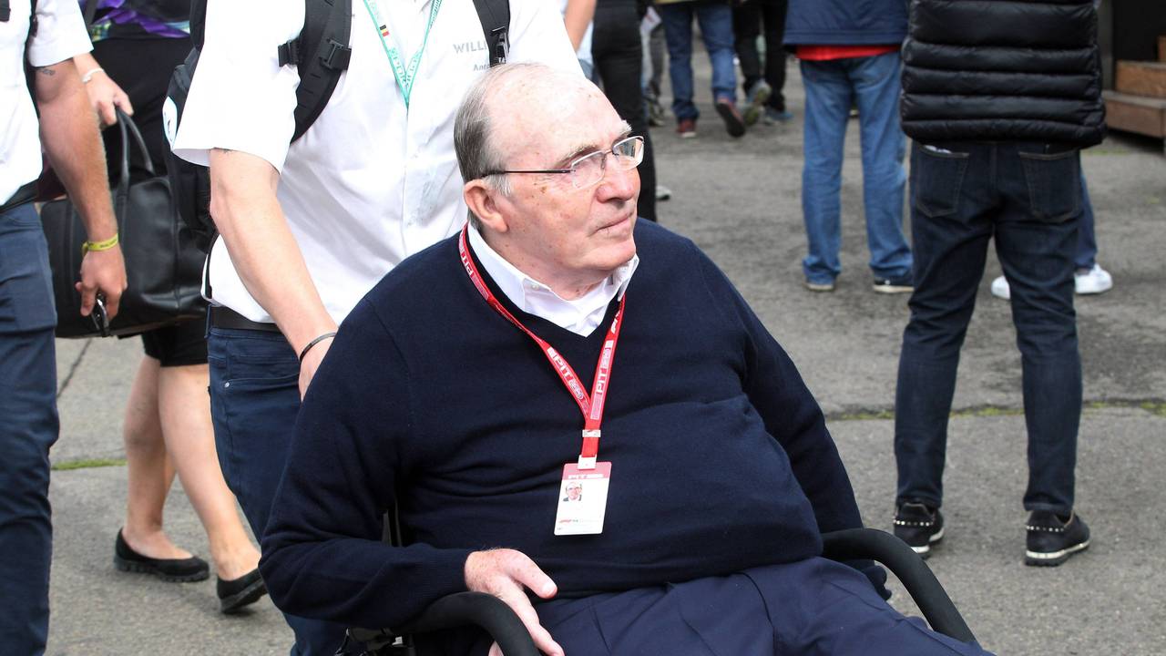 Frank Williams beim Formel-1-Rennen ins Spa