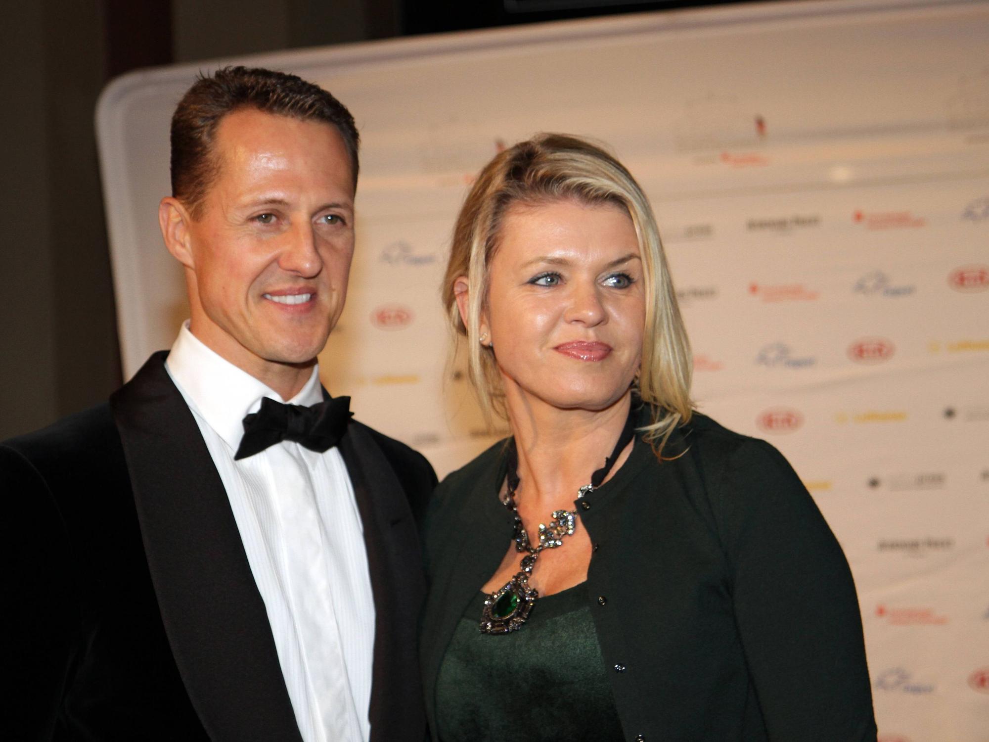 Formel-1-Legende Michael Schumacher mit Ehefrau Corinna.