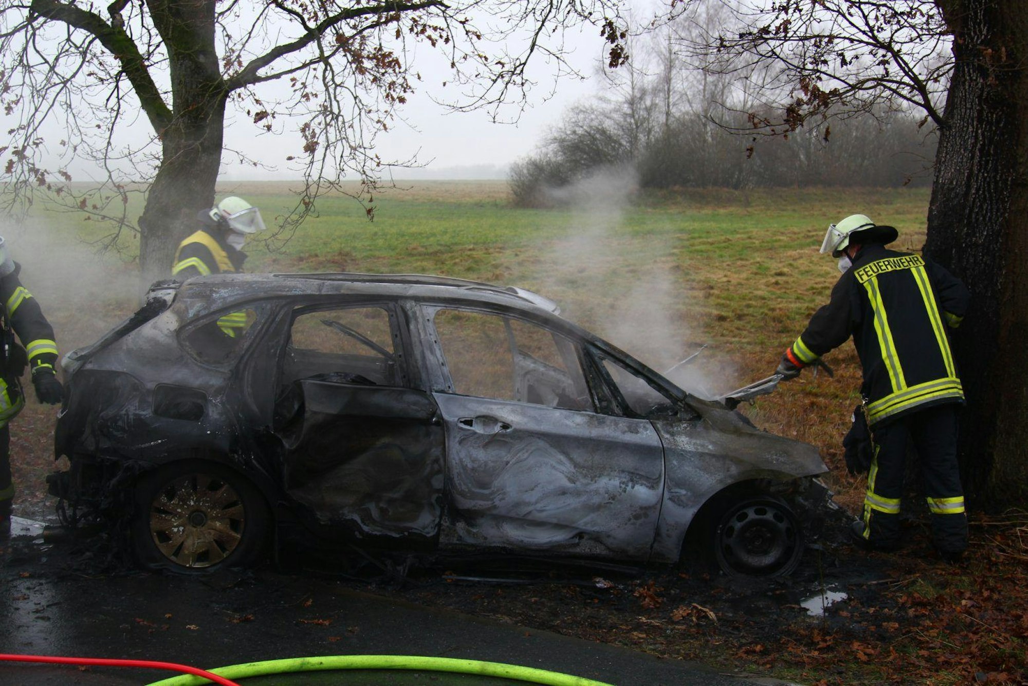 Die Feuerwehr konnte den Brand schließlich löschen.