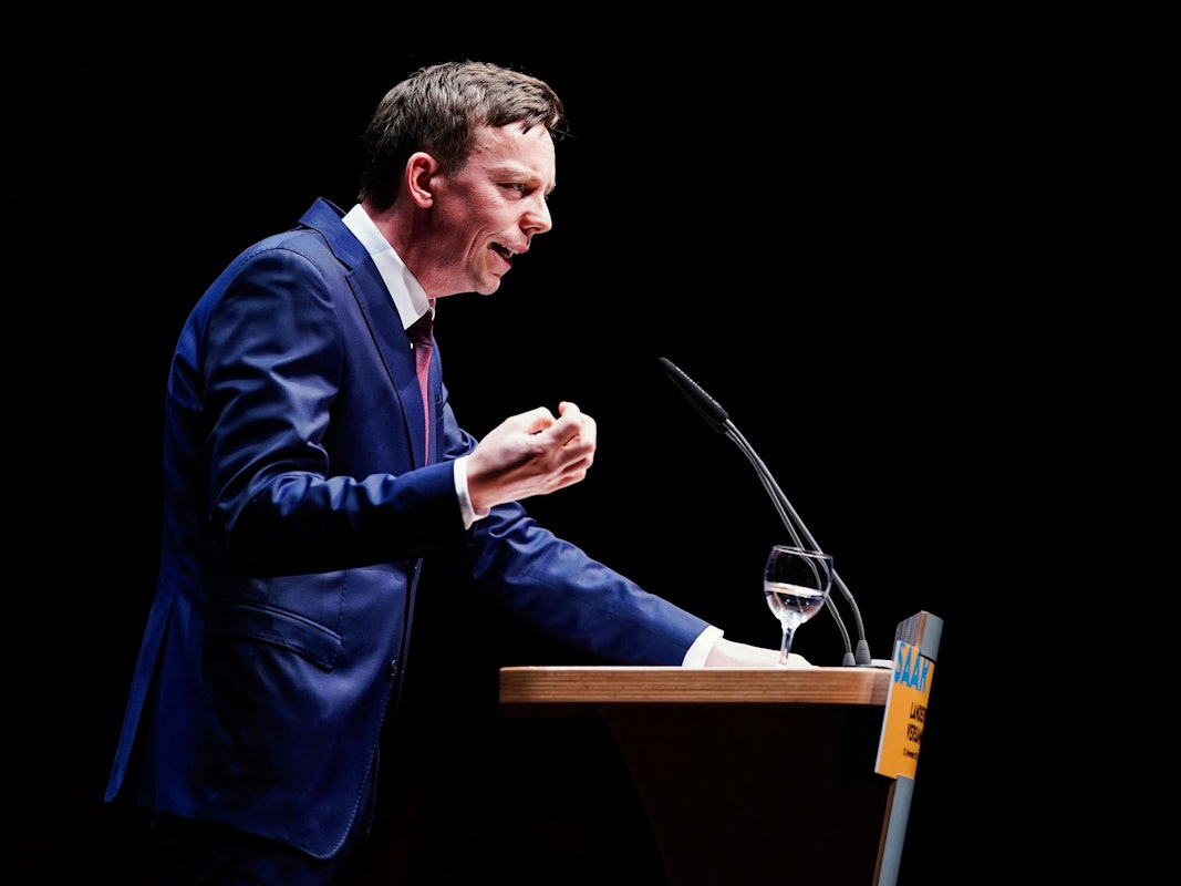 Saarlands Ministerpräsident (hier Mitte November bei der Landesvertreterversammlung der saarländischen CDU in Saarbrücken) kündigte einen Lockdown für Ungeimpfte an.