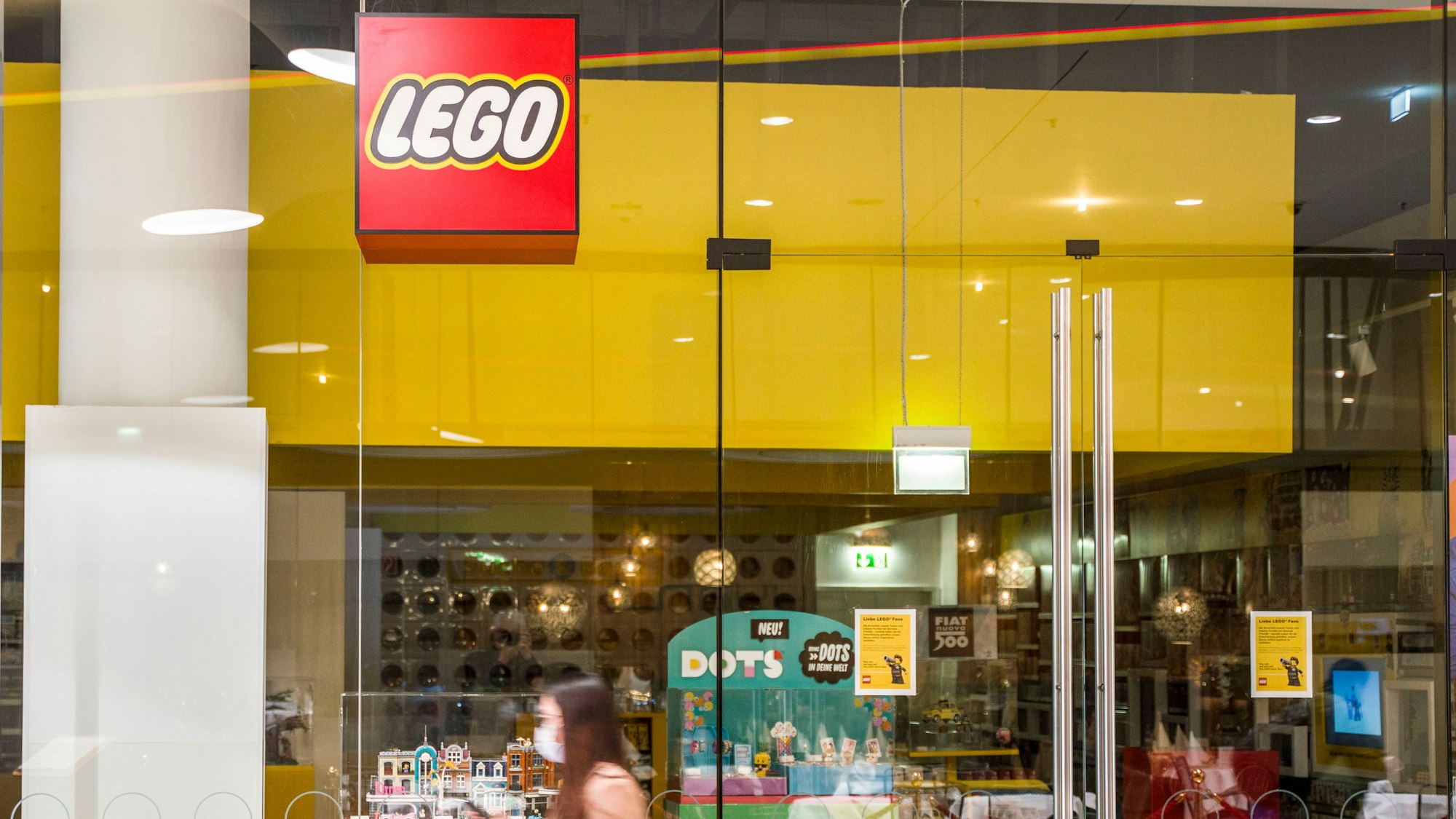 Das Ladengeschäft des dänischen Spielzeugherstellers Lego in der Frankfurter Innenstadt.