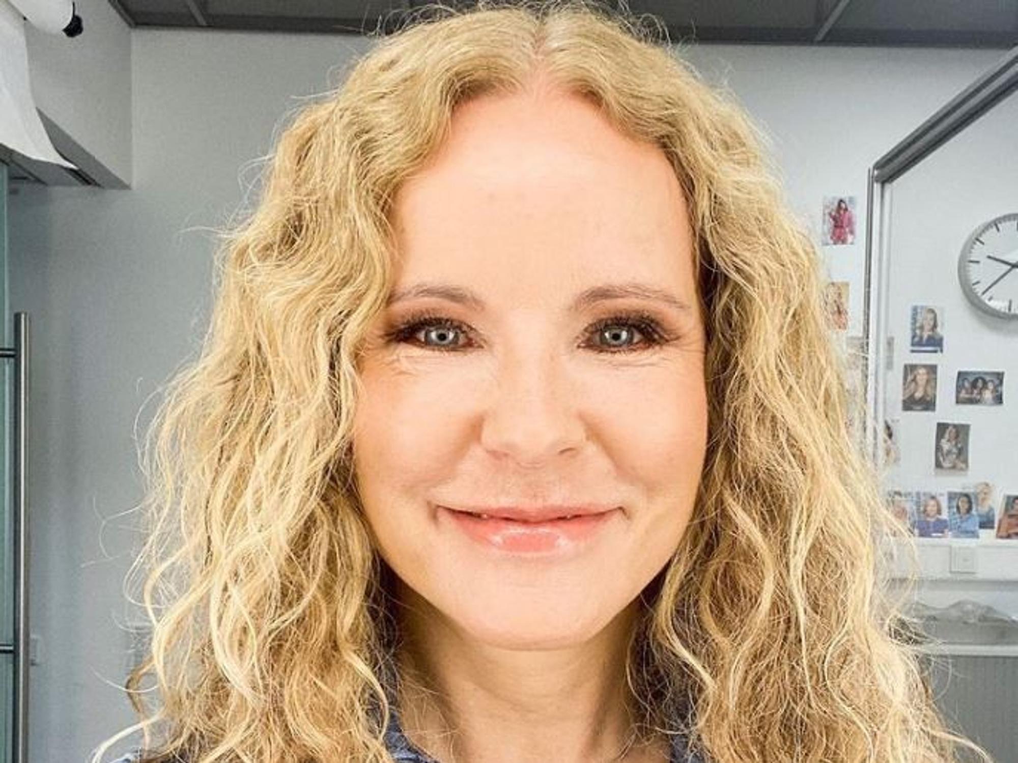 Ex-„Let's Dance“-Kandidatin: Katja Burkard, hier auf einem Instagram-Selfie vom 24. August 2021, hat ihre Fans mit einem ganz besonderen Outfit begeistert.