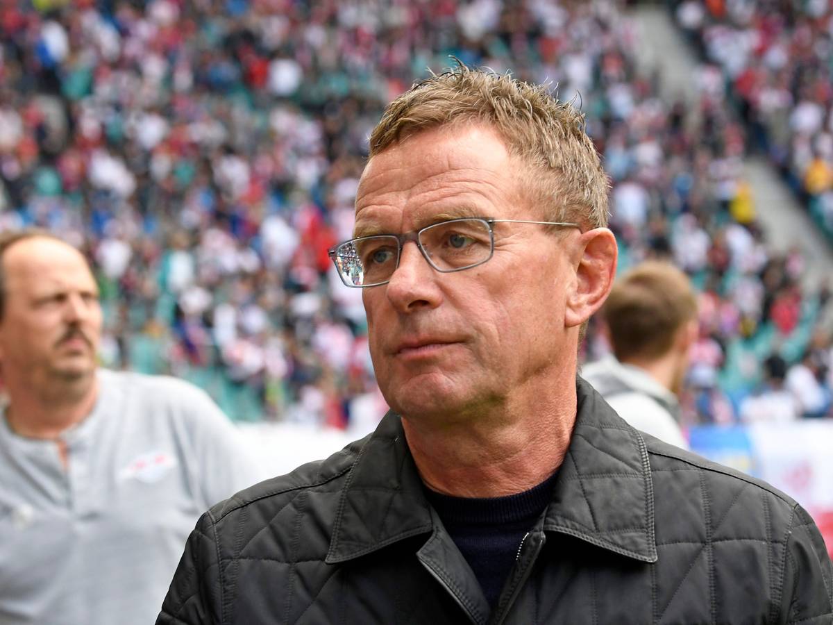 Ralf Rangnick als Trainer von RB Leipzig im Jahr 2019.