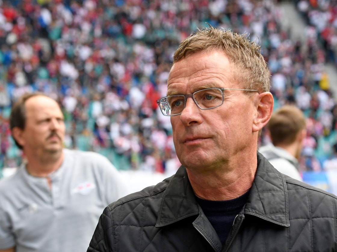 Ralf Rangnick als Trainer von RB Leipzig im Jahr 2019.