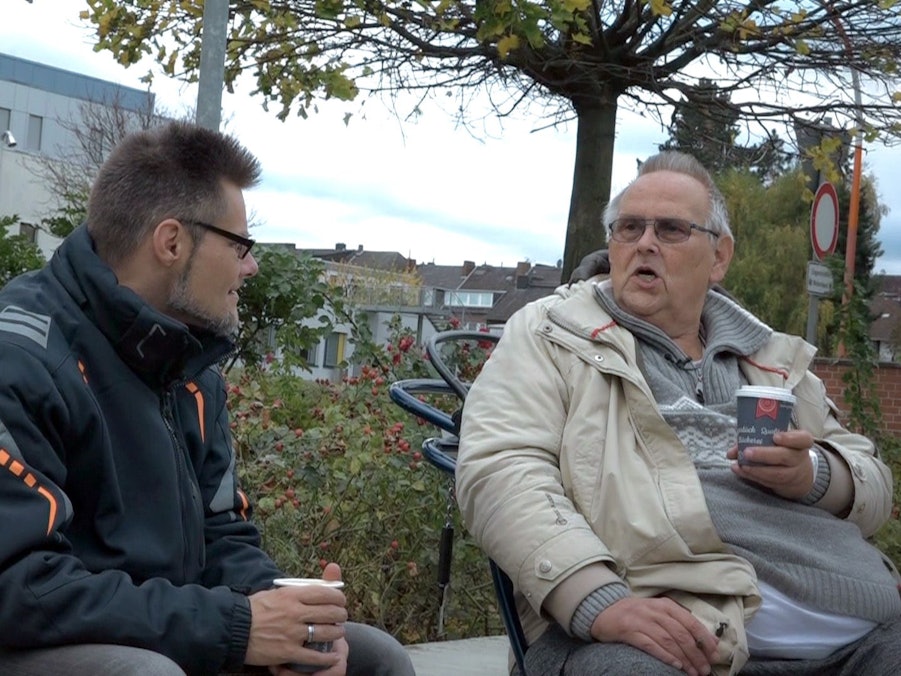 Tino (li.) und Peter verstehen sich sehr gut