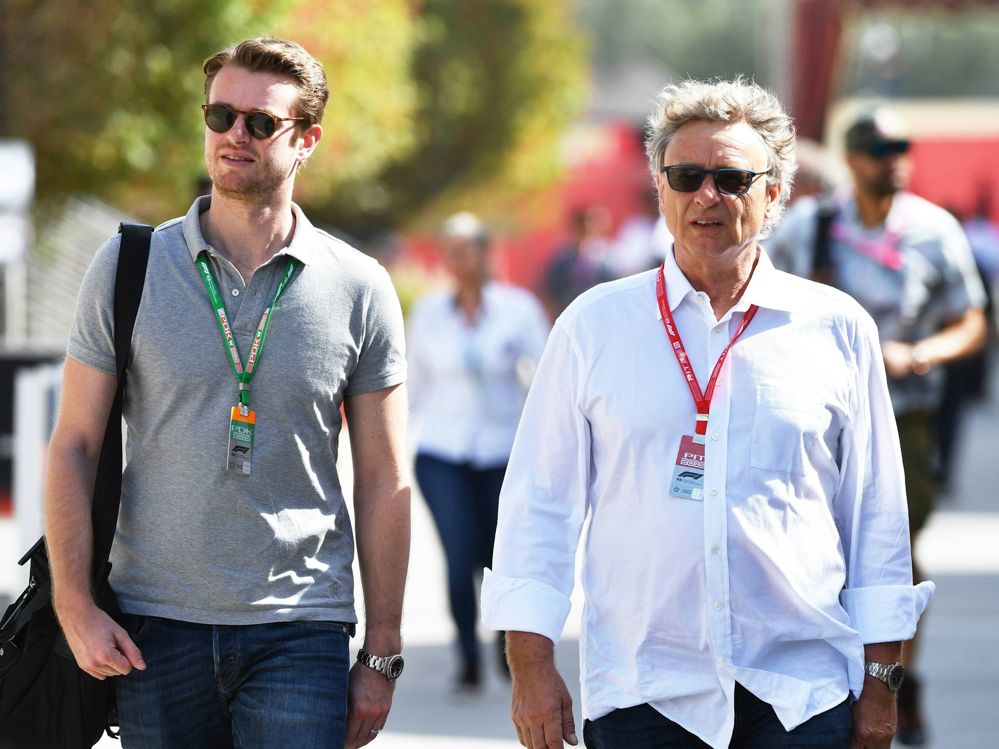 Carsten und Hermann Tilke beim Bahrain-GP