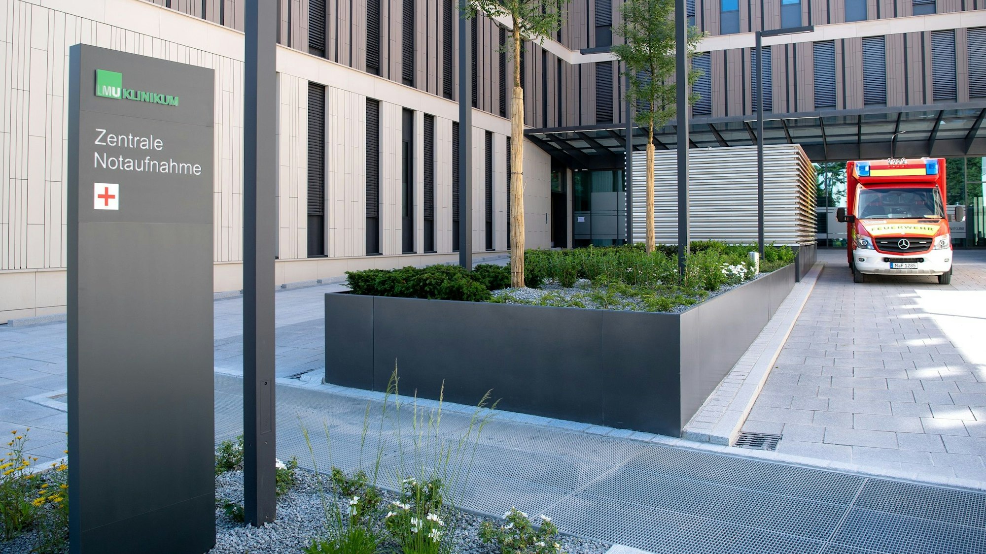 Die zentrale Notaufnahme des neuen LMU Klinikums Innenstadt.