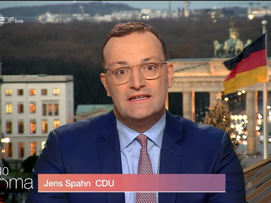 Jens Spahn spricht am Donnerstag (2. Dezember) kurz vor dem Bund-Länder-Treffen im ZDF-Morgenmagazin über einen möglichen Lockdown für Ungeimpfte.