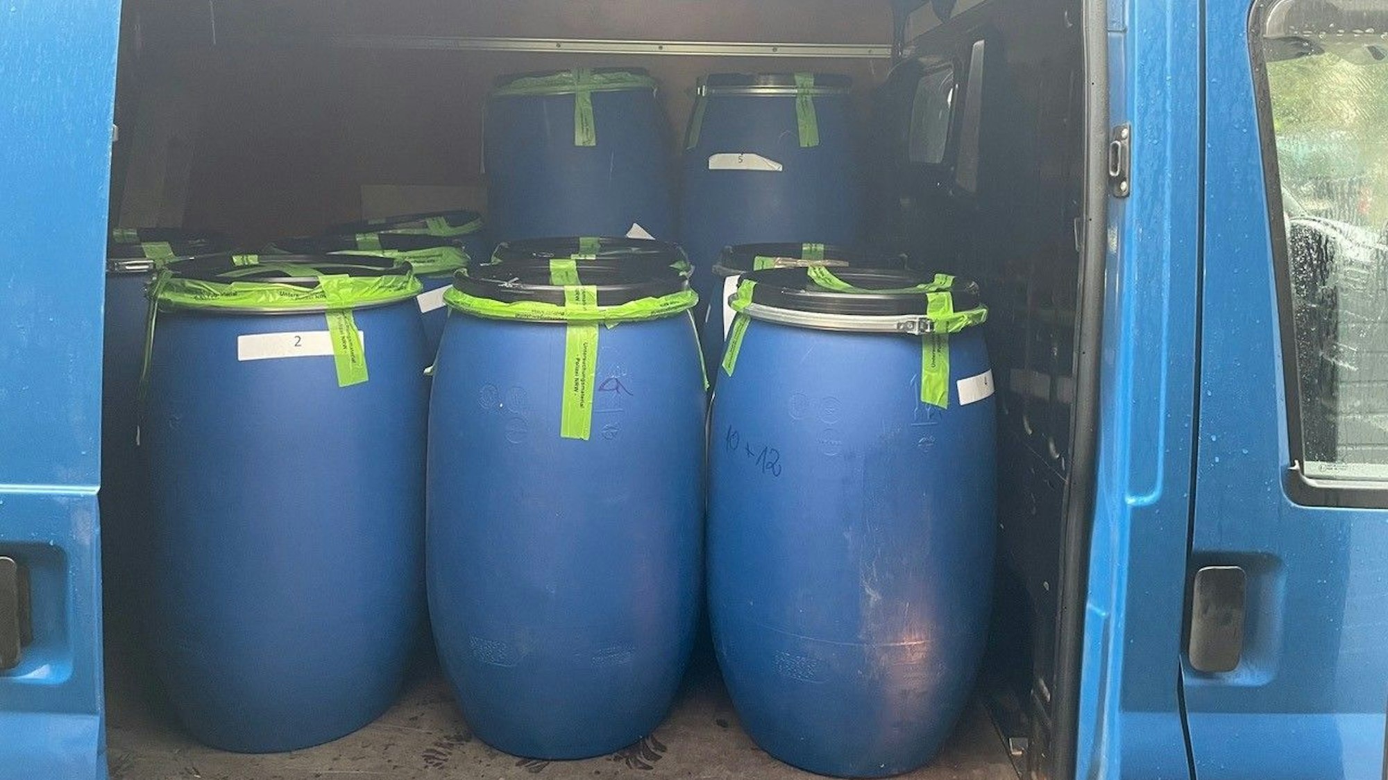 Kokain-Fässer in Hagen