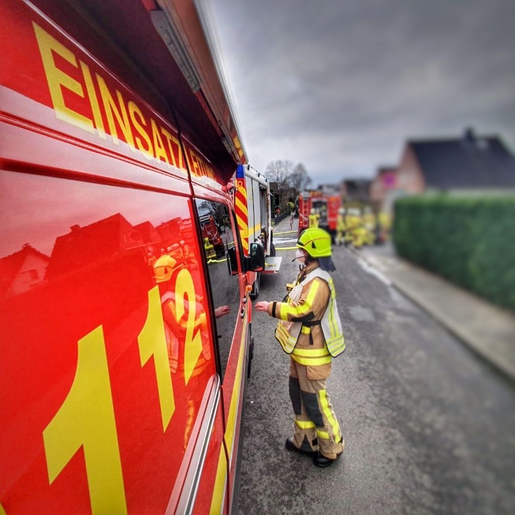 Symbolfoto: Kräfte der Feuerwehr Grevenbroich im Einsatz im Stadtgebiet. (c) Feuerwehr Grevenbroich