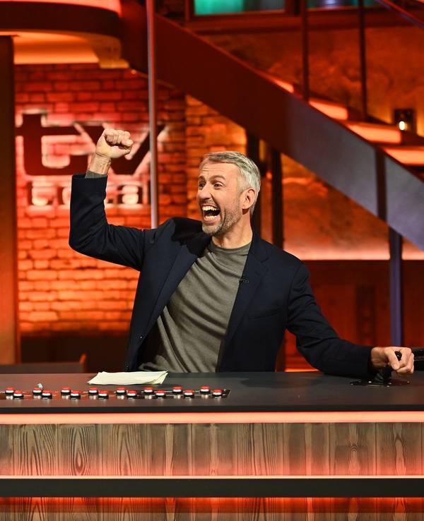 TV-Moderator Sebastian Pufpaff in der Kulisse von „TV total“.