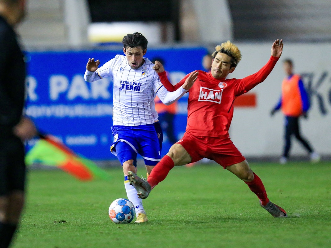 Lucas Stauffer (Jena) gegen Rintaro Yajima (BAK).