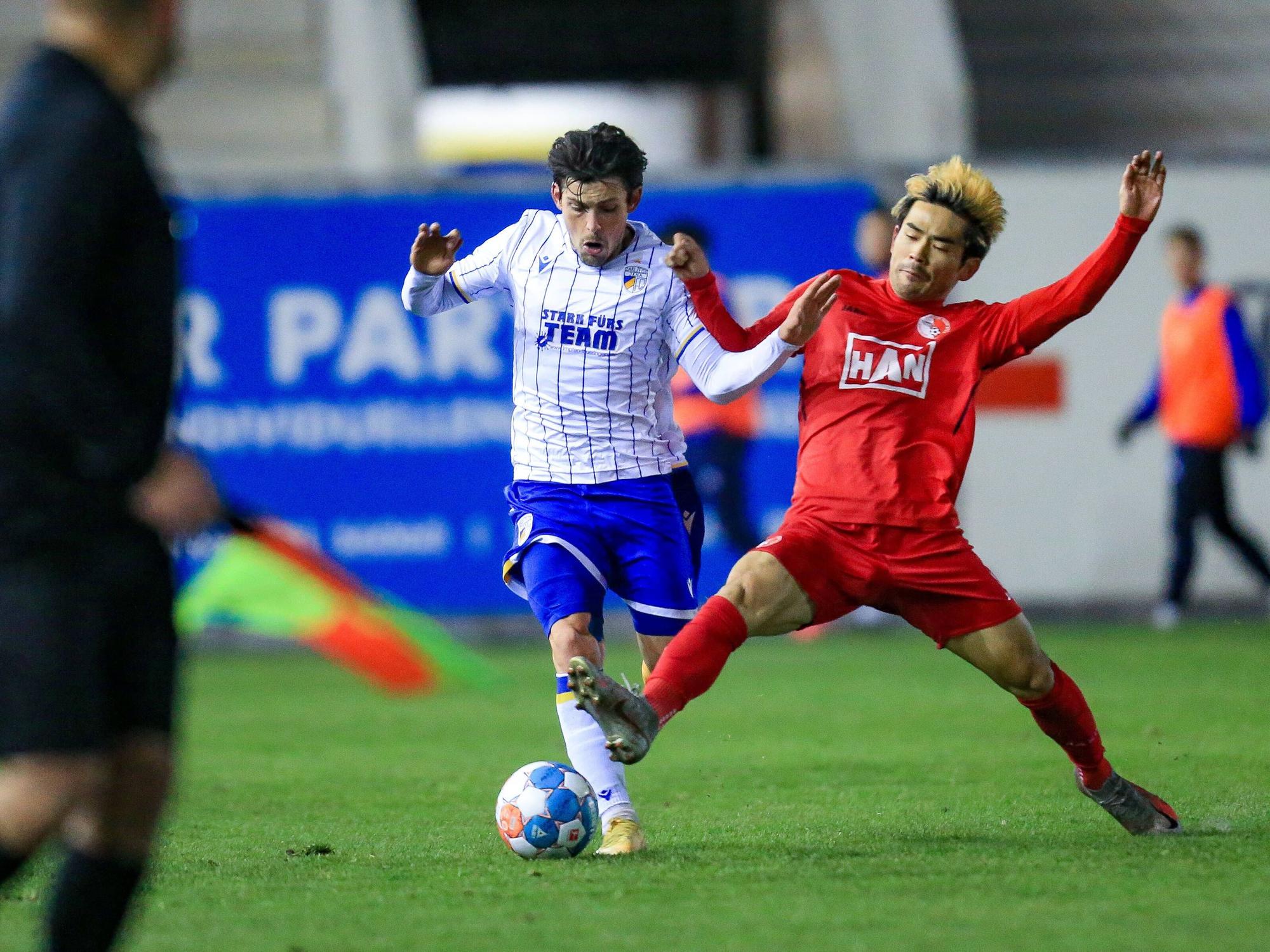 Lucas Stauffer (Jena) gegen Rintaro Yajima (BAK).