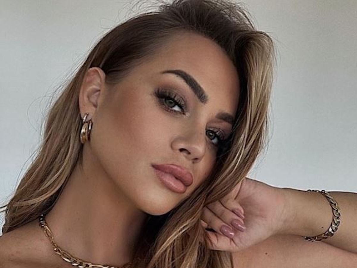 Jessica Haller auf einem Selfie, das sie am 8. Februar 2021 auf Instagram hochgeladen hat.