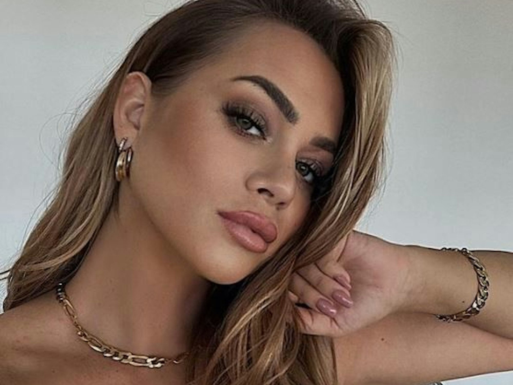 Ex-Bachelorette Jessica Paszka auf einem Selfie, dass sie am 8. Februar 2021 auf Instagram hochgeladen hat