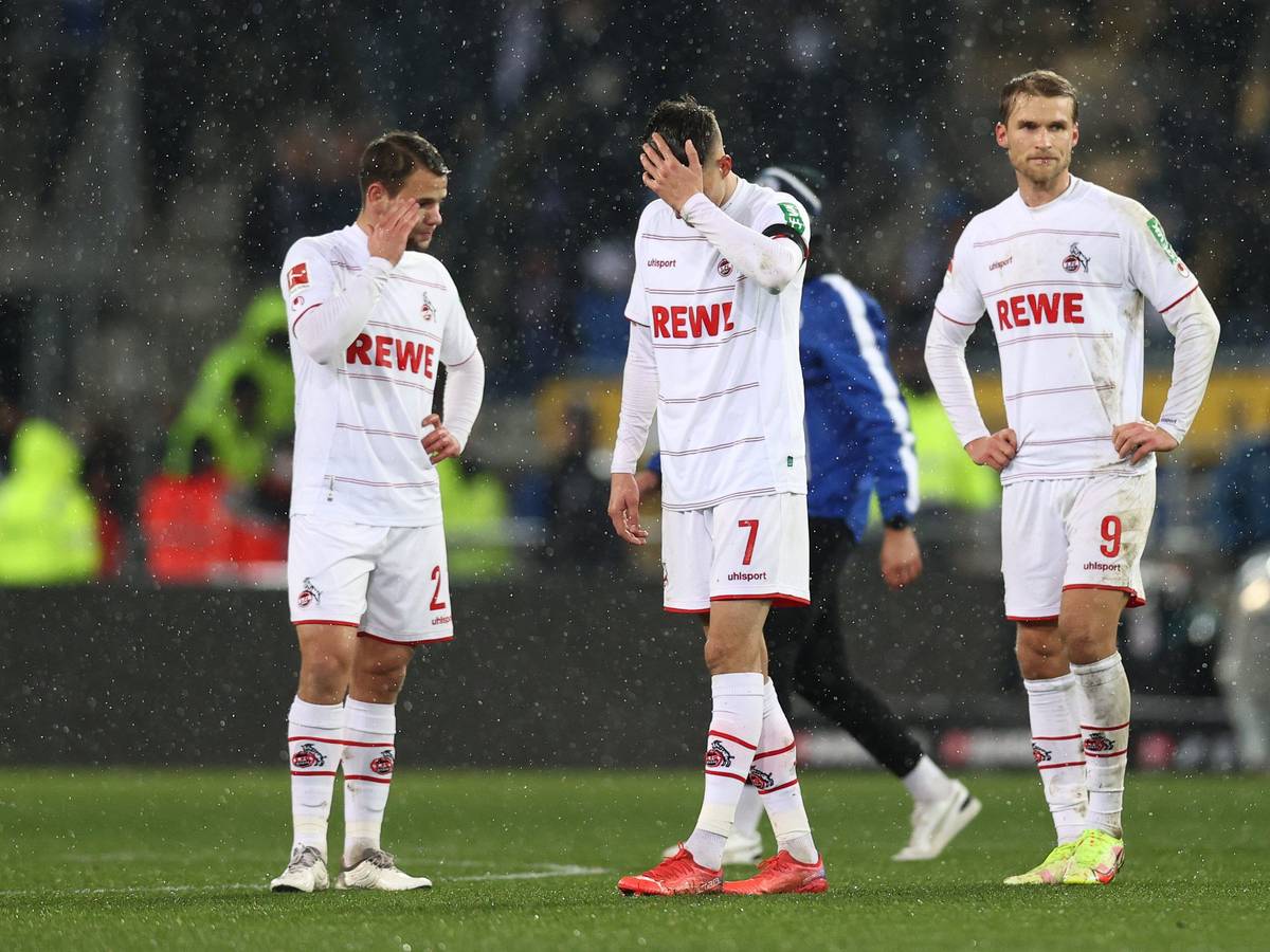 Der 1. FC Köln ist enttäuscht über das 1:1 bei Arminia Bielefeld.