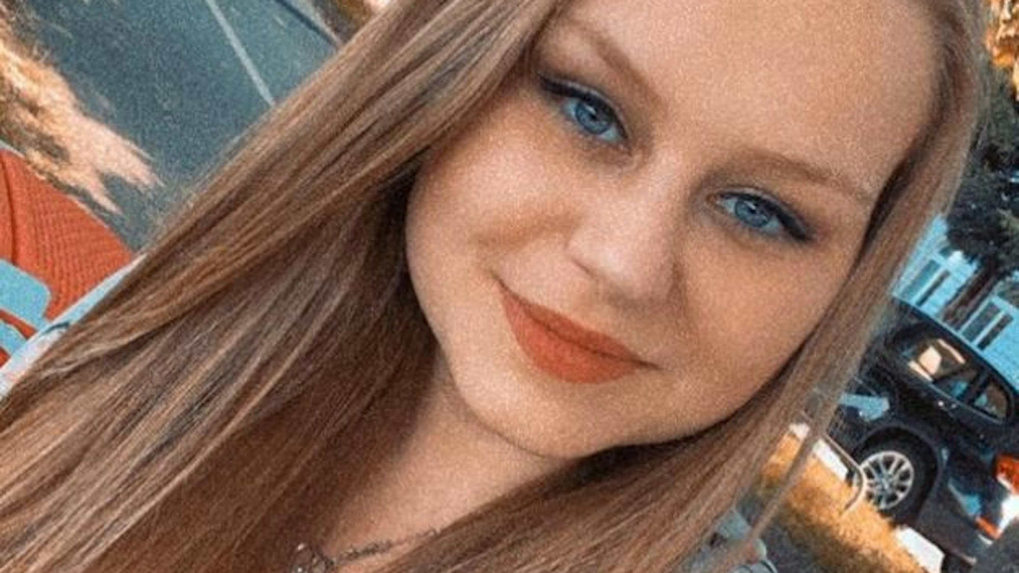 Sarah-Jane Wollny auf einem Selfie, dass sie am 29. Juli auf Instagram hochgeladen hat.