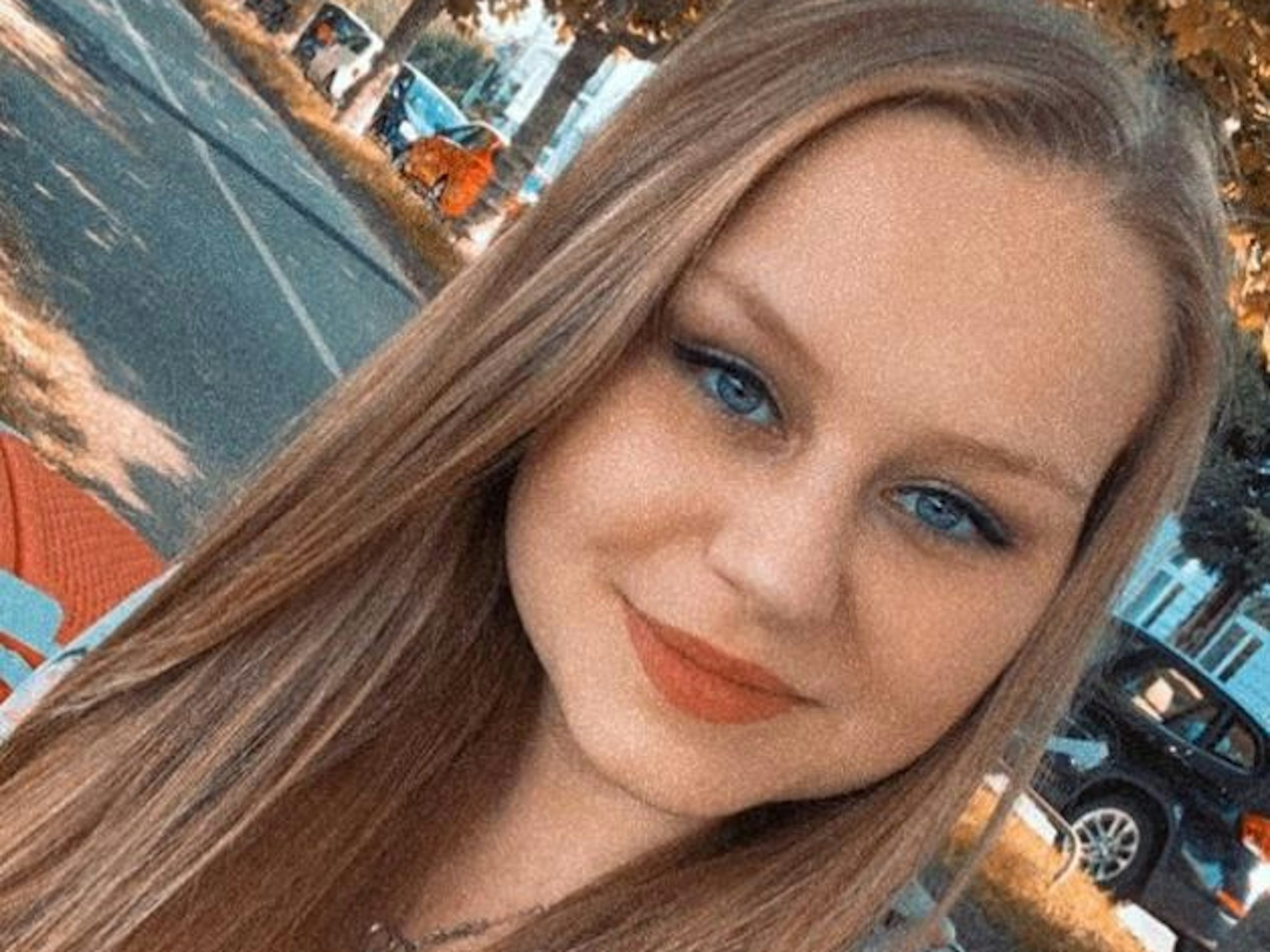 Sarah-Jane Wollny auf einem Selfie, dass sie am 29 Juli auf Instagram hochgeladen hat.