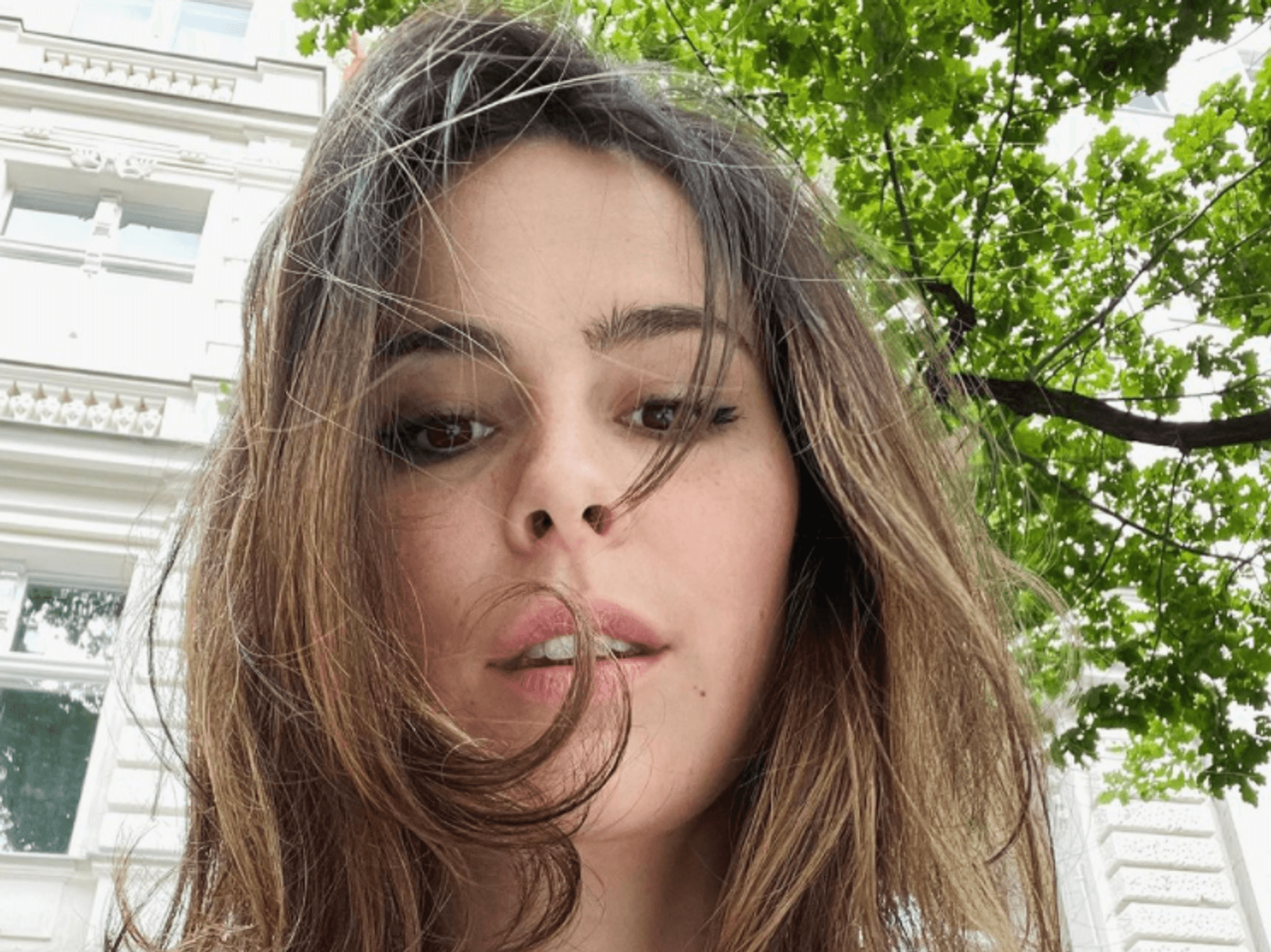 Lena Meyer-Landrut auf einem Selfie vom 22. Juli 2021. Foto gescreenshotet aus Instagram am 08.12.2021 zur Berichterstattung.