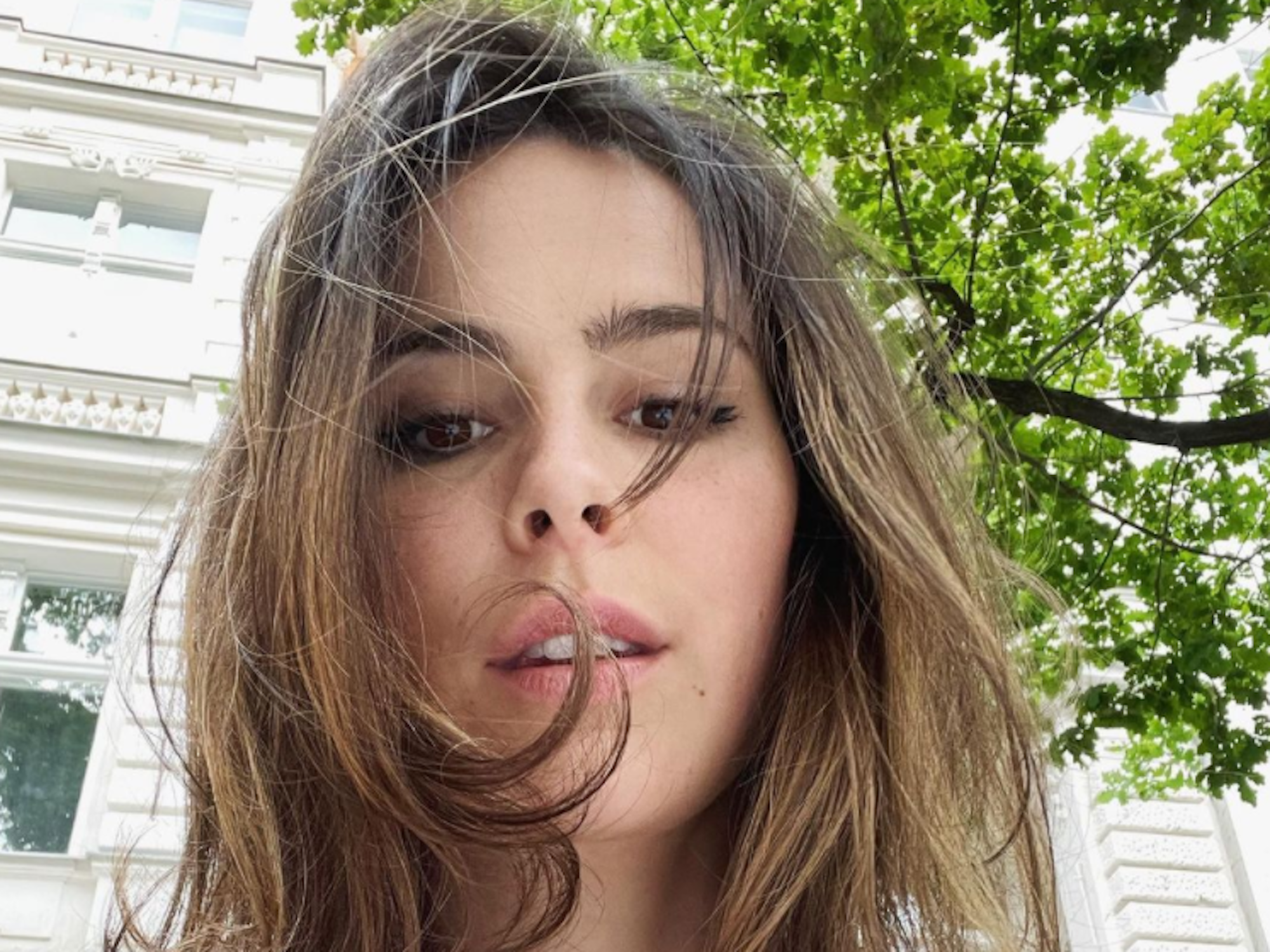 Lena Meyer-Landrut auf einem Selfie vom 22. Juli 2021. Foto gescreenshotet aus Instagram am 08.12.2021 zur Berichterstattung.