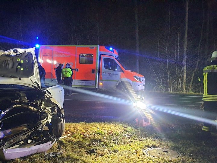 Zusammenstoß am Ortsausgang