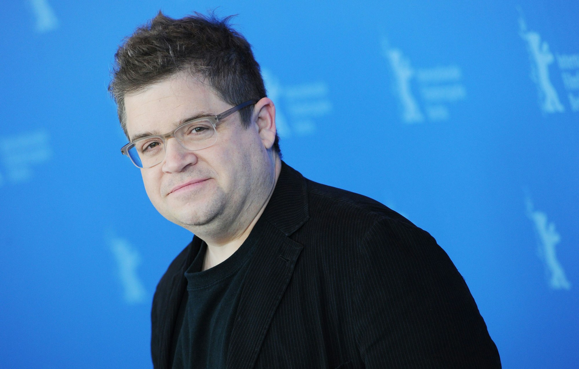 Der US-Komiker und Schauspieler Patton Oswalt posiert am 14.02.2012 bei der 62. Berlinale in Berlin bei einem Photocall.