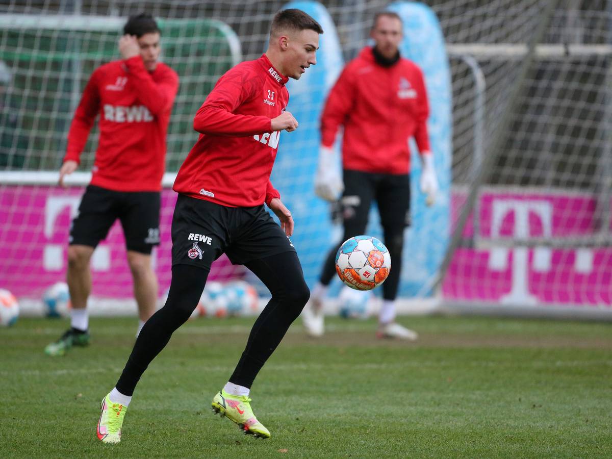 Tim Lemperle trainiert beim 1. FC Köln.