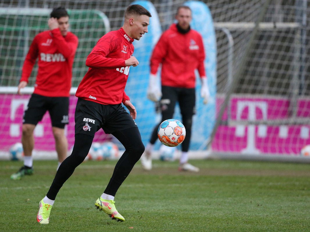 Tim Lemperle trainiert beim 1. FC Köln.