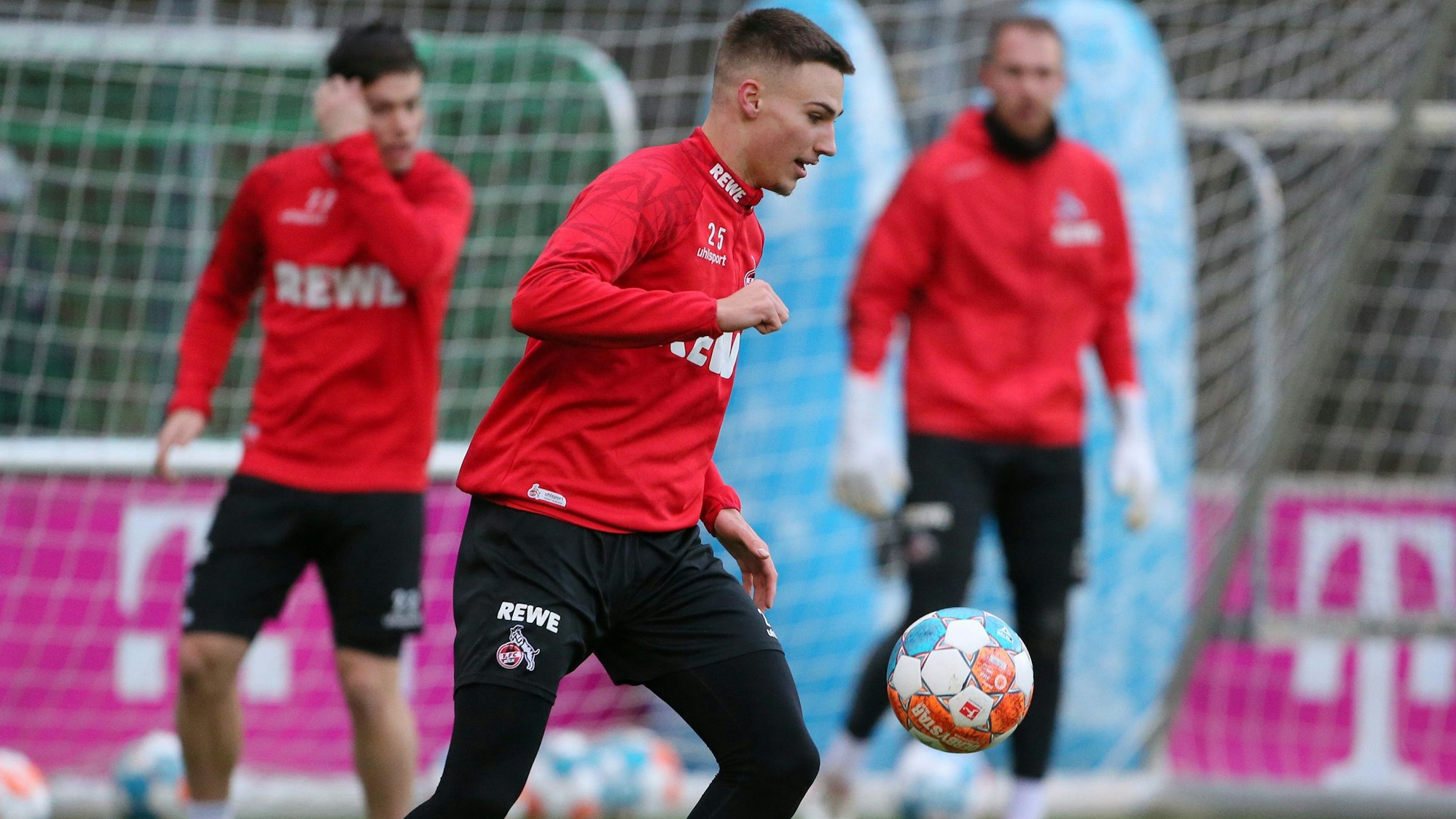 Tim Lemperle trainiert beim 1. FC Köln.