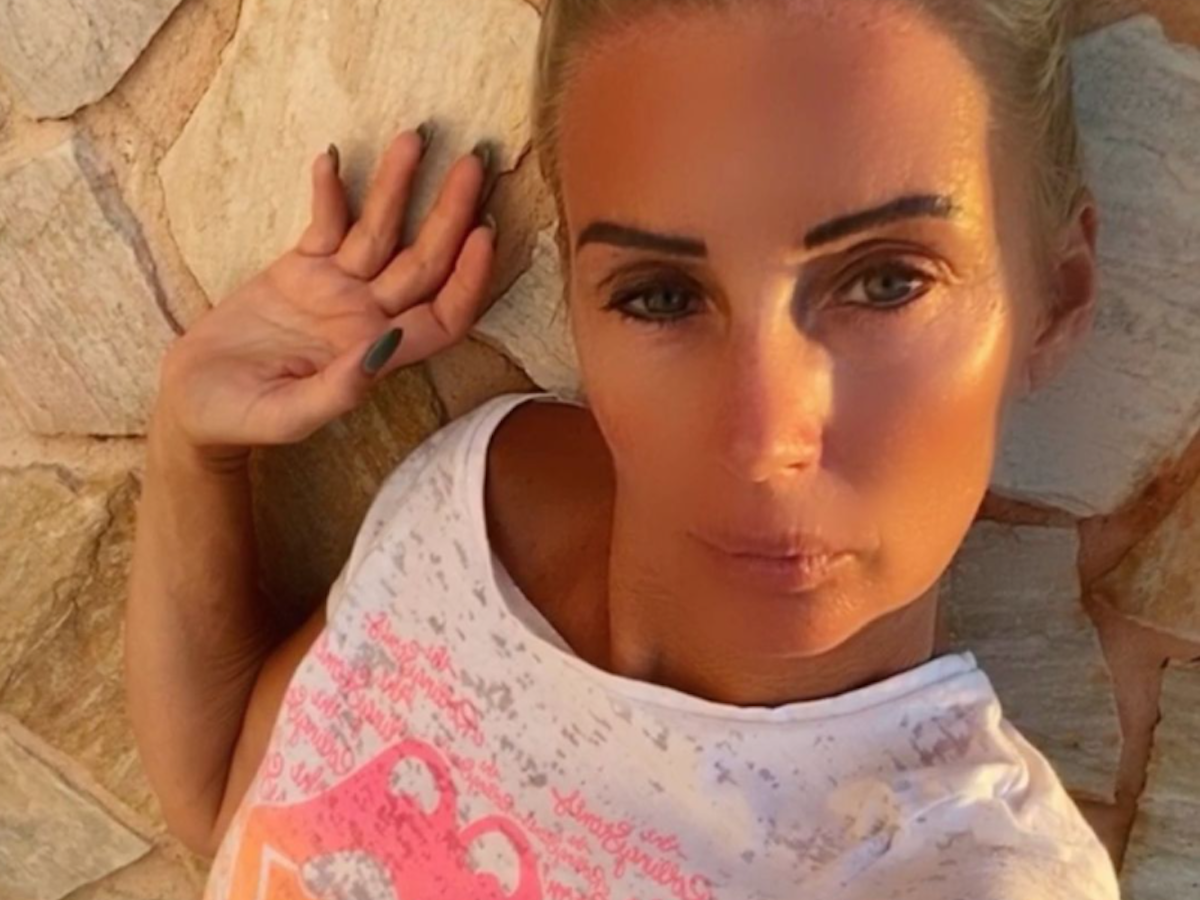 Mallorca-Auswanderin Peggy Jerofke auf einem Instagram-Selfie vom 4. Mai 2021. Foto gescreenshotet am 10.12.2021 zur Berichterstattung.