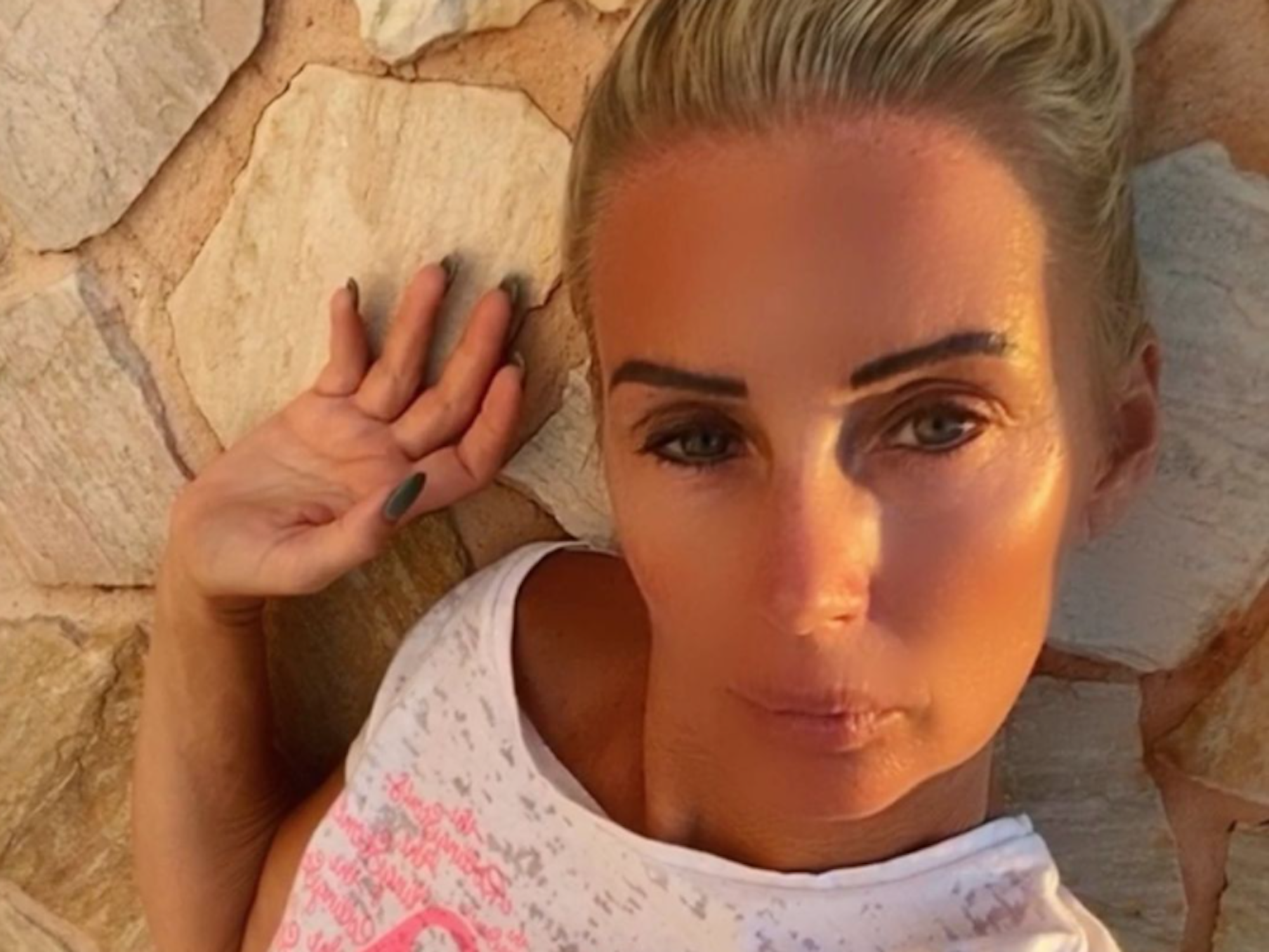 Mallorca-Auswanderin Peggy Jerofke auf einem Instagram-Selfie vom 4. Mai 2021.