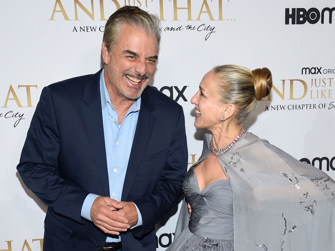 Chris Noth und Sarah Jessica Parker kommen zur Premiere der Serie «And Just Like That...» im Museum of Modern Art am 08. Dezember 2021.