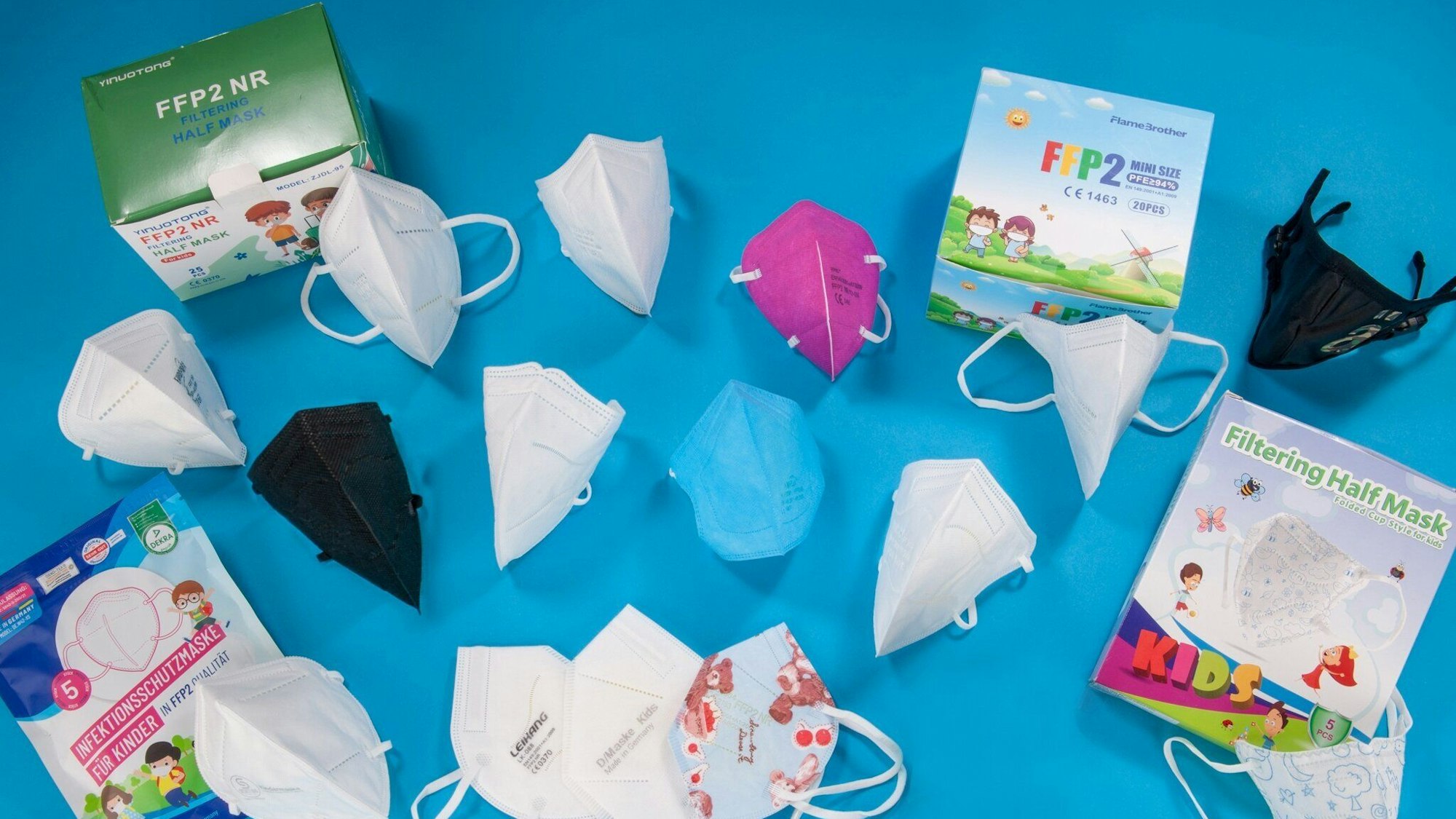 Die Stiftung Warentest kann keine der geprüften FFP2-Masken für Kinder empfehlen.