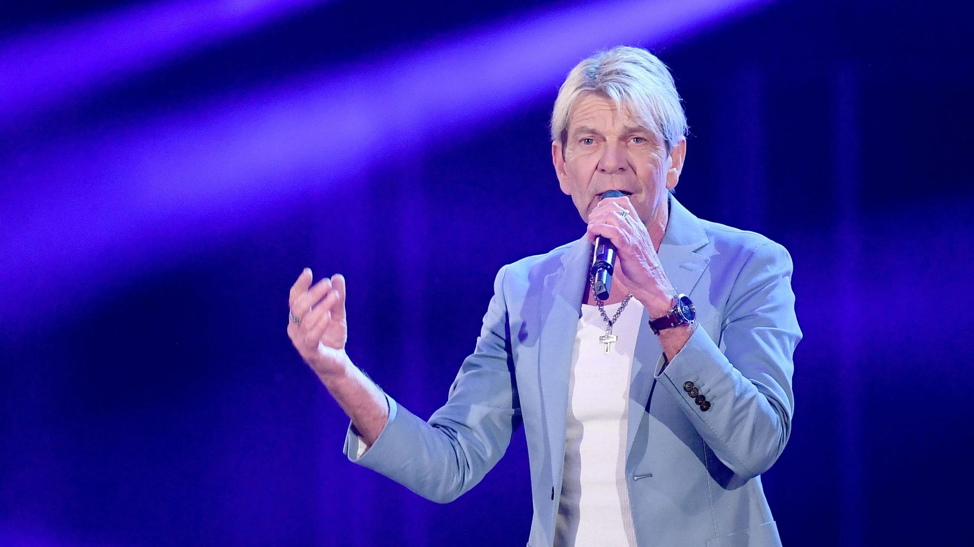 Matthias Reim steht im Januar 2020 bei der Show „Schlagerchampions – Das große Fest der Besten“ auf der Bühne.