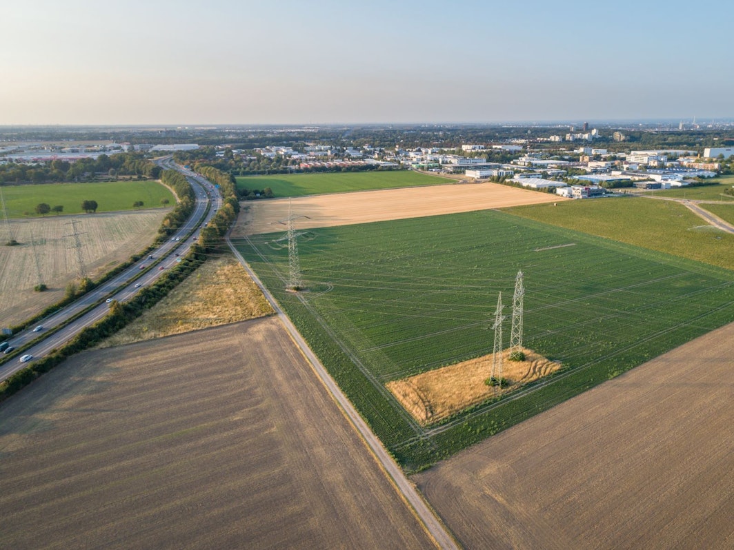 Blick auf Ackerflächen in Köln-Marsdorf