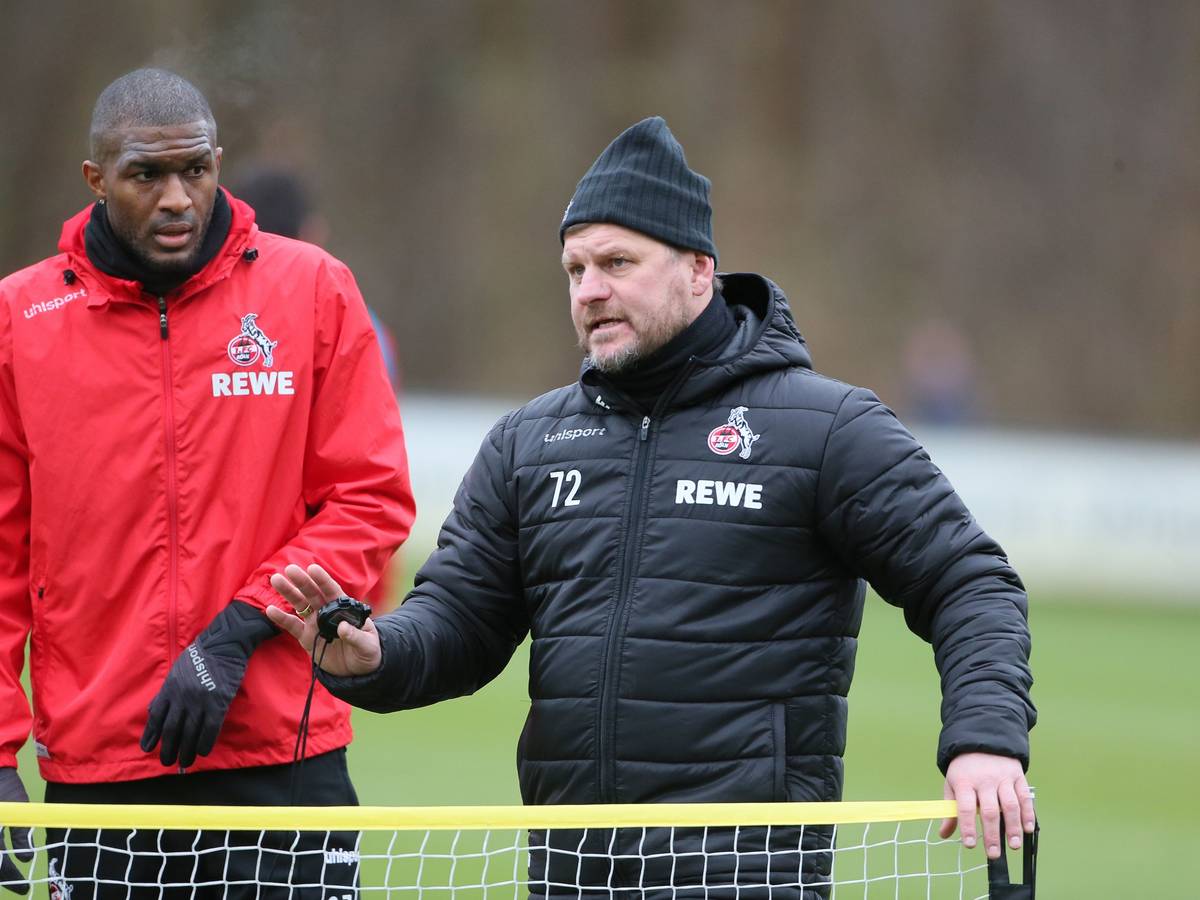 Steffen Baumgart und Anthony Modeste trainieren beim 1. FC Köln.