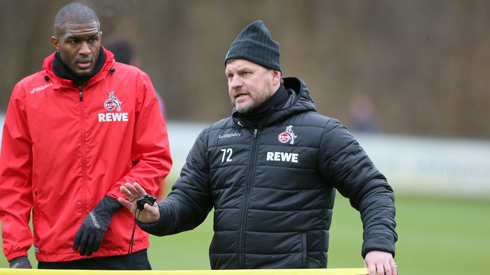 Steffen Baumgart und Anthony Modeste trainieren beim 1. FC Köln.