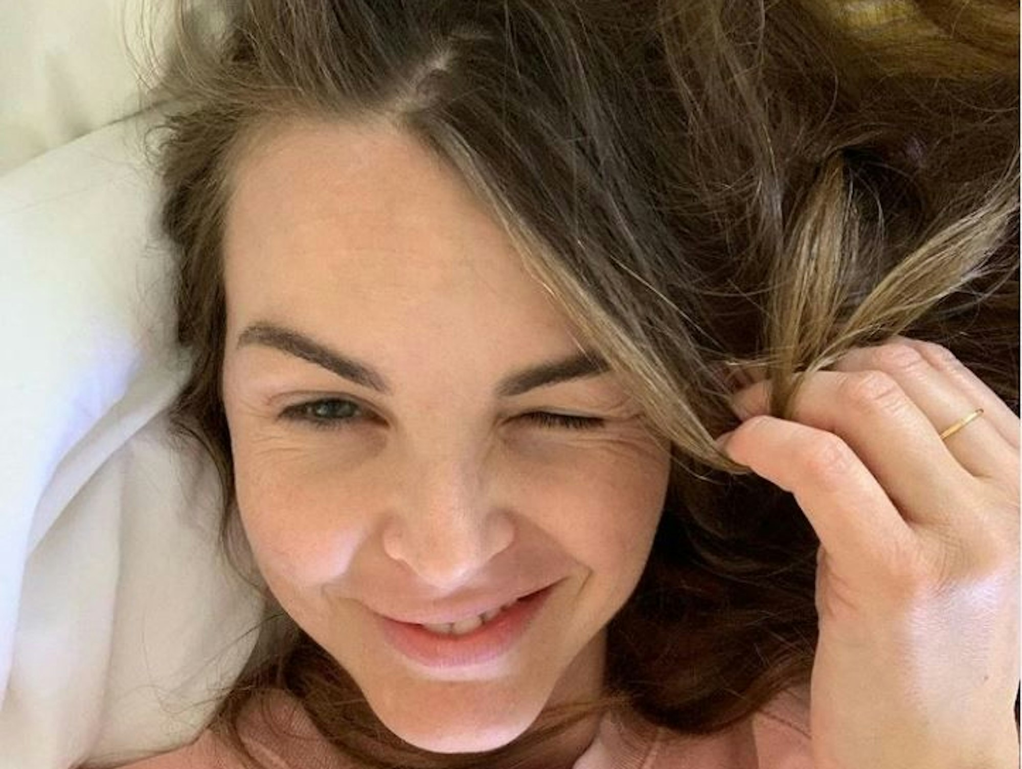 Moderatorin Annika Lau auf einem Selfie vom 10. April 2020.