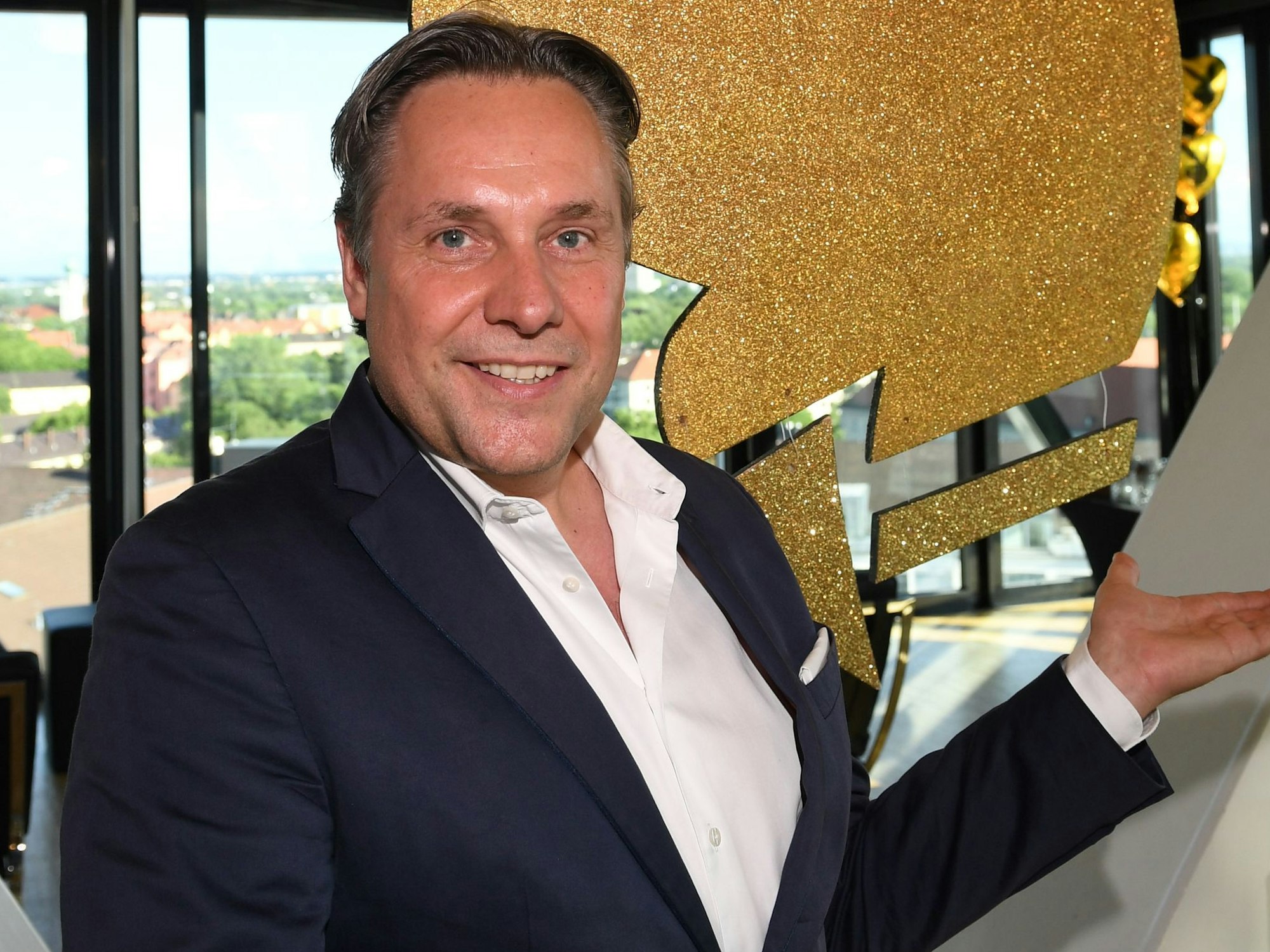 Der Chefredakteur der deutschen Ausgabe des Magazins Playboy, Florian Boitin, ist am 07.06.2017 in München (Bayern) im Upside East bei der Feier zum 45jährigen Jubiläum des deutschen Playboys zu sehen.