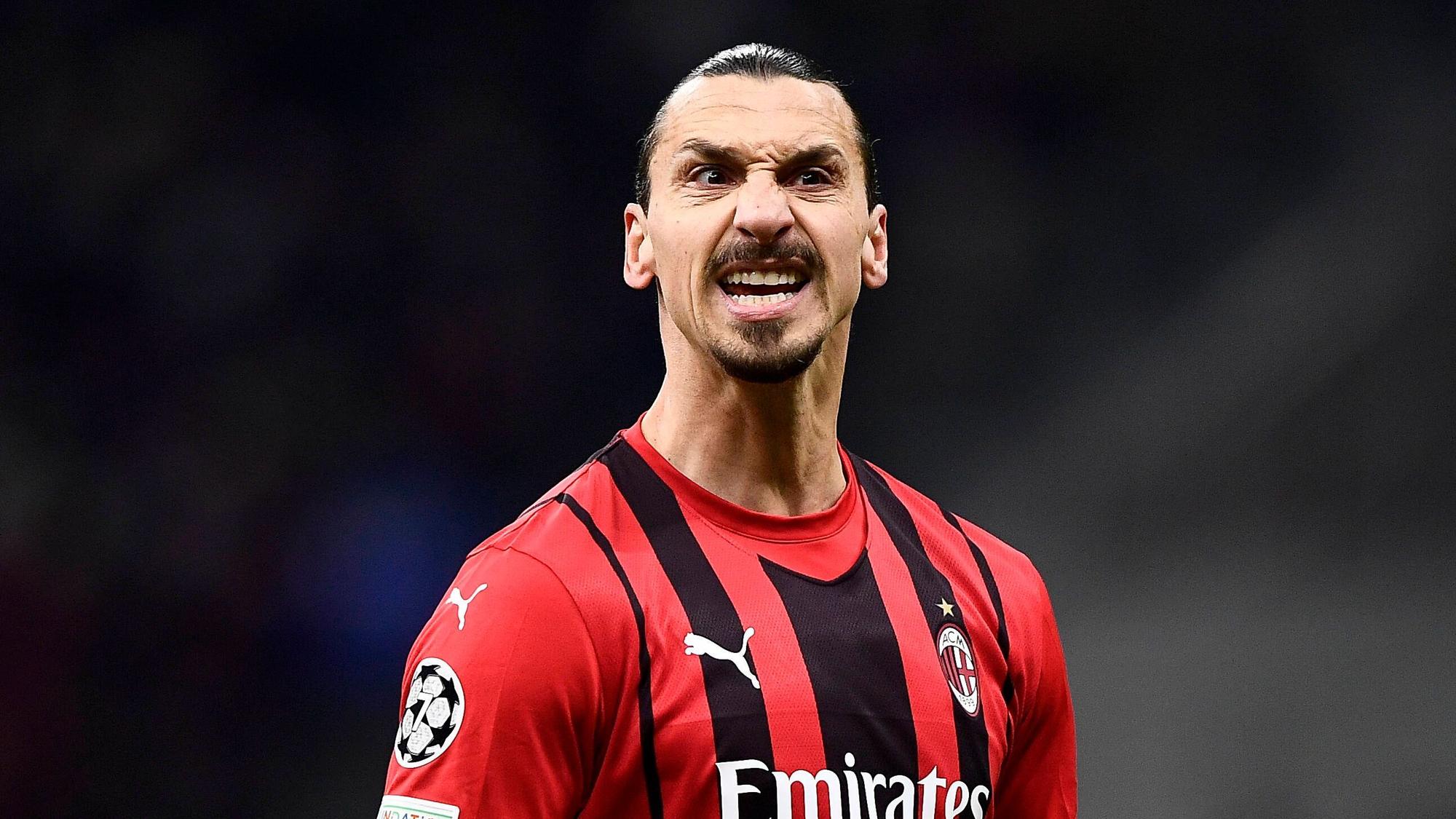 Zlatan Ibrahimovic verzieht das Gesicht